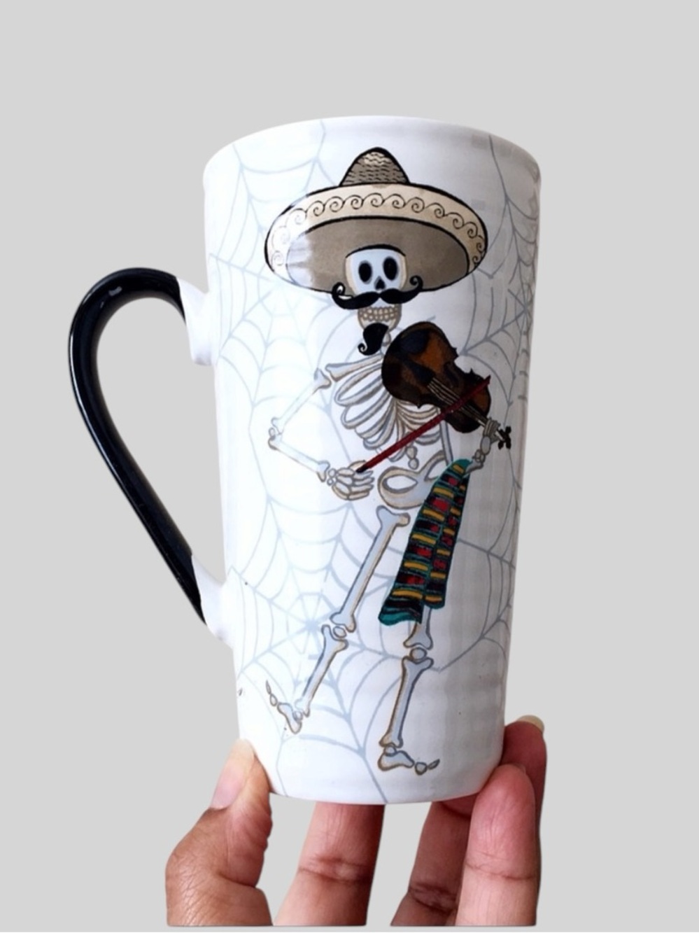 Prima Design Day of The Dead Dia De Los Muertos Tall Coffee Mug